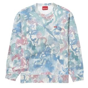 Supreme small box Crewneck watercolor floral